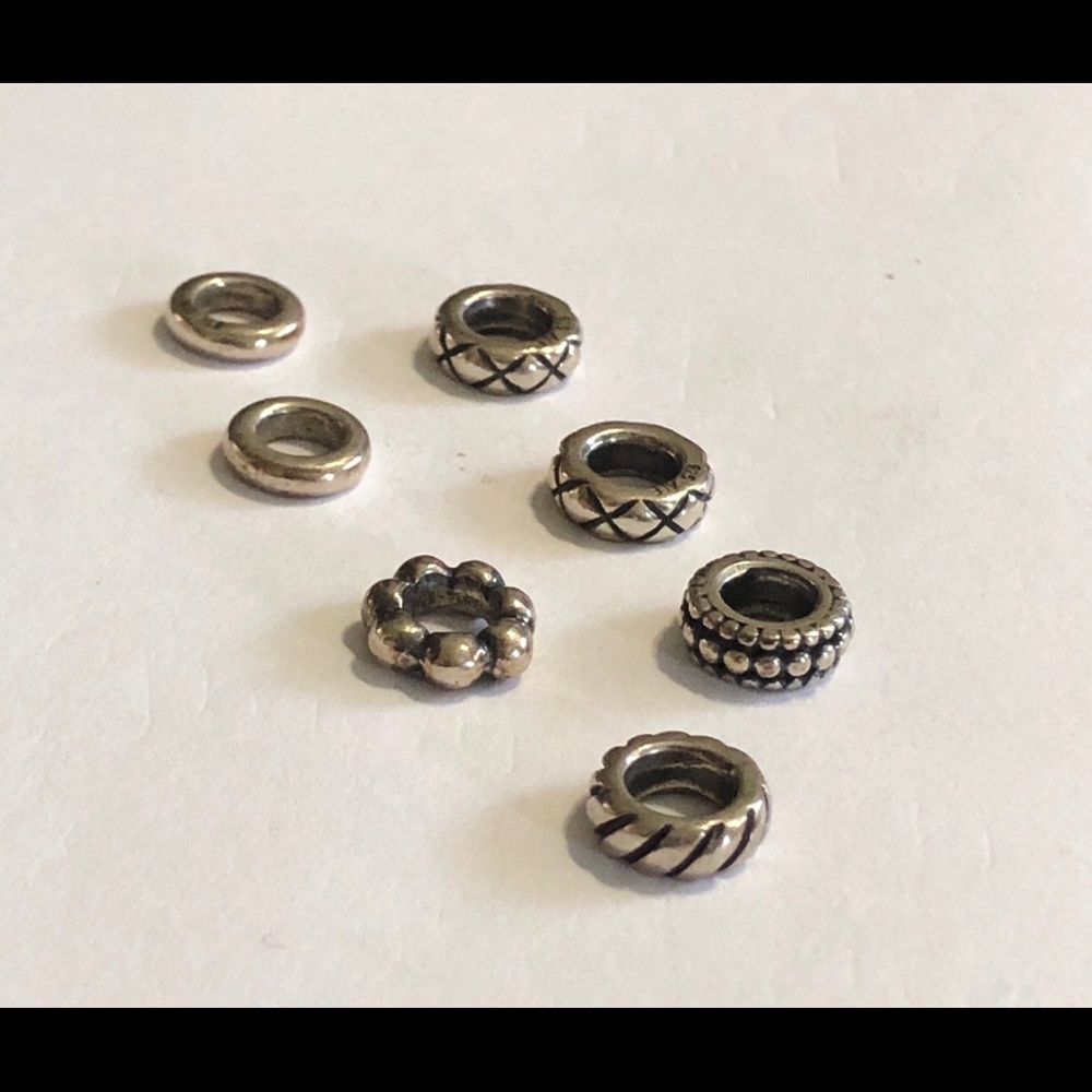 Set of 7 Pandora Spacers